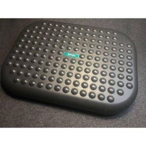 Eldon Tilting Ergonomic Foot Rest Charcoal Angle Adjustable